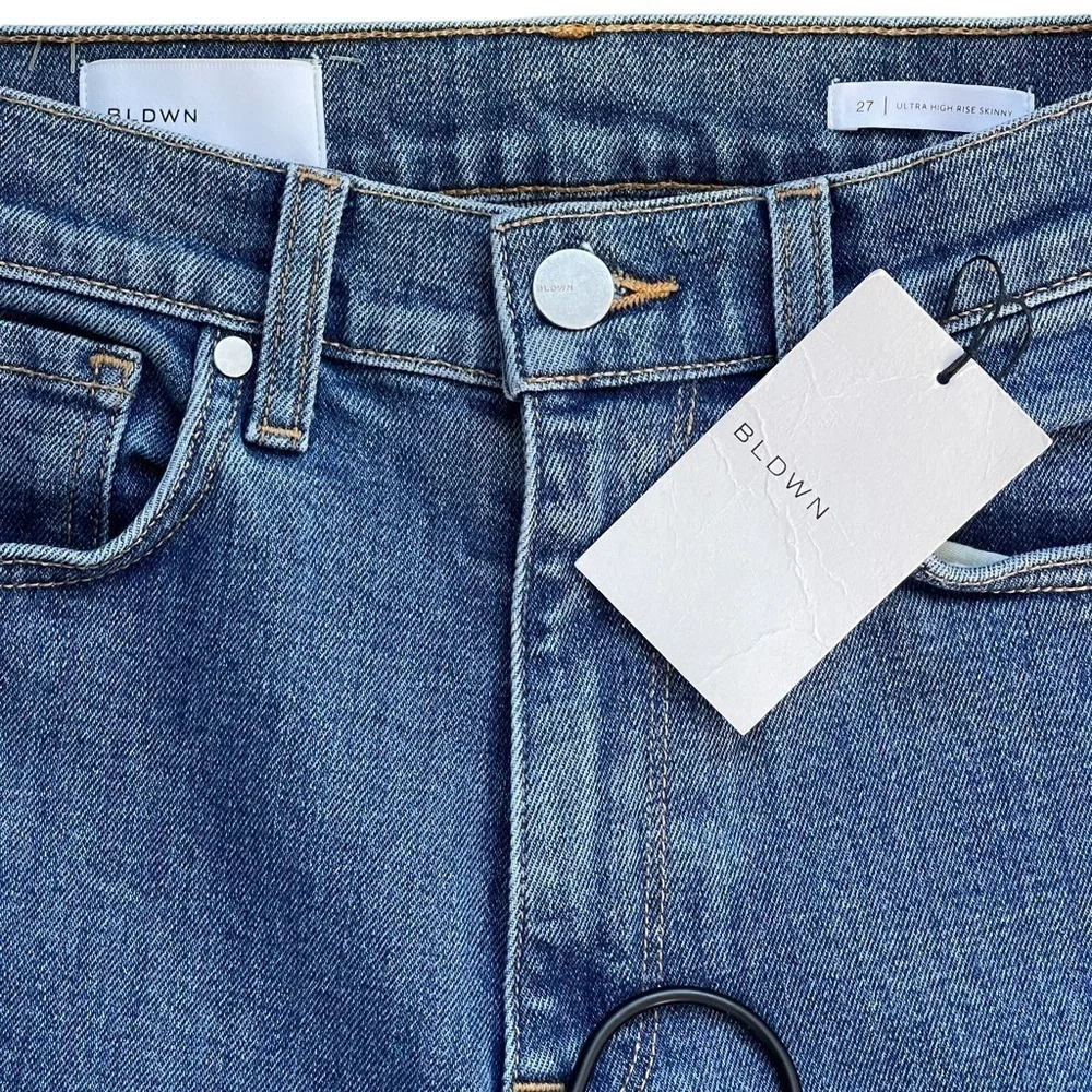 BLDWN Jeans Womens 27 NWT Ultra High Rise Skinny Stretch Denim